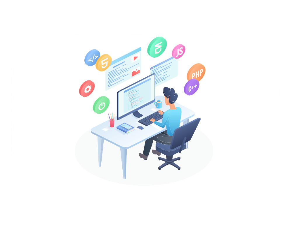 BLG Technologies SDE working on software development image